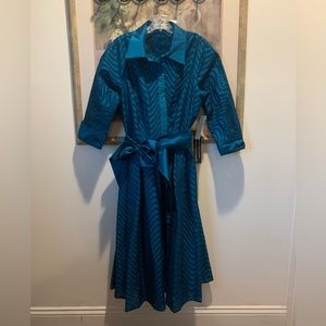 Rickie Freeman for Teri Jon blue dress👗 😊😊😊 size 14